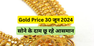 Gold Price 30 June 2024