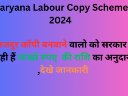 Haryana Labour Copy Scheme 2024