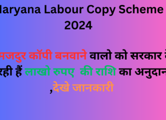 Haryana Labour Copy Scheme 2024