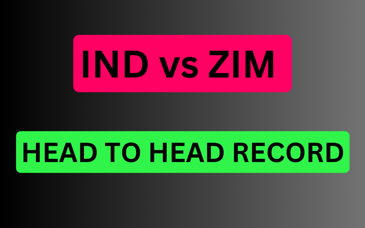 IND vs ZIM HTH