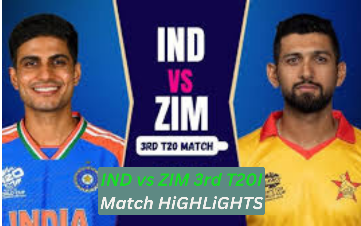 IND vs ZIM 3rd T20I Match