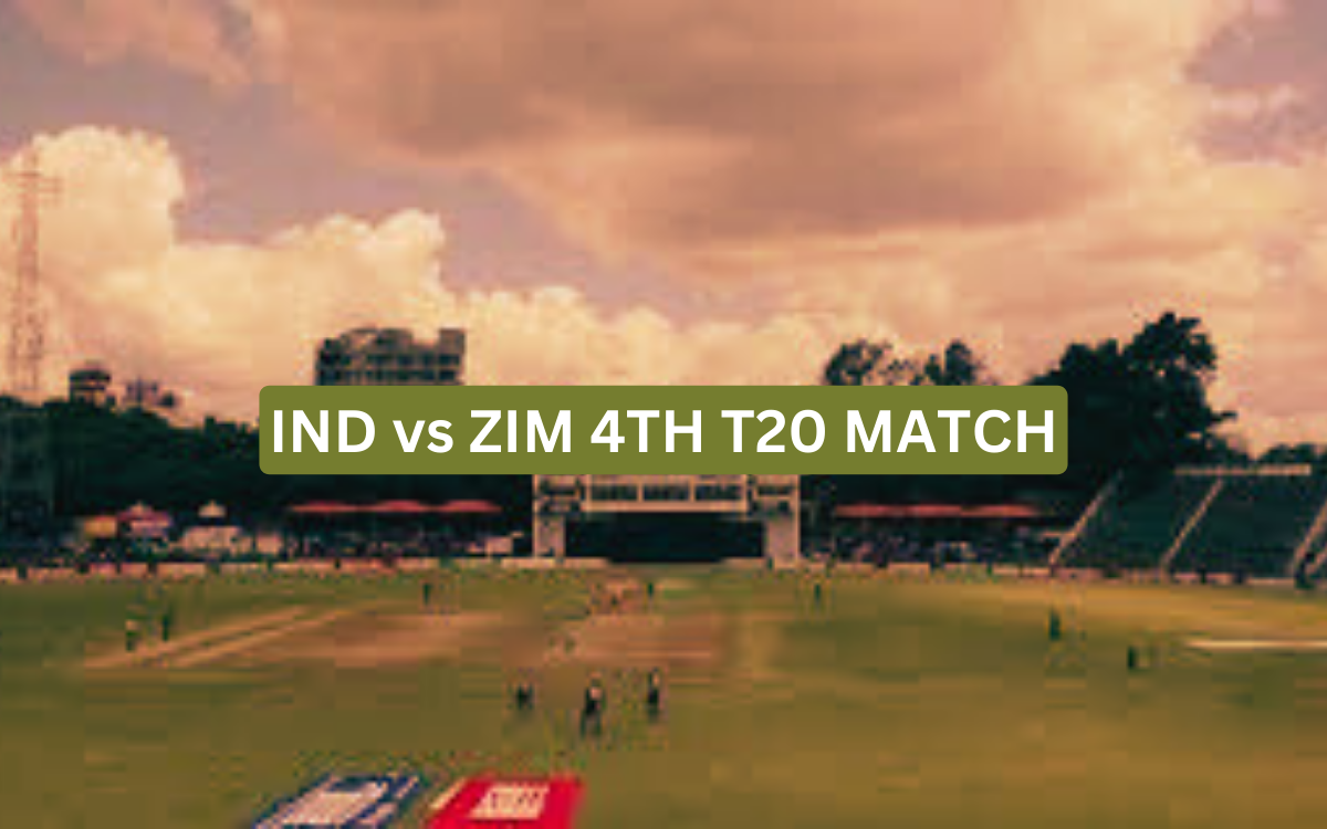 IND vs ZIM 4TH T20 Match