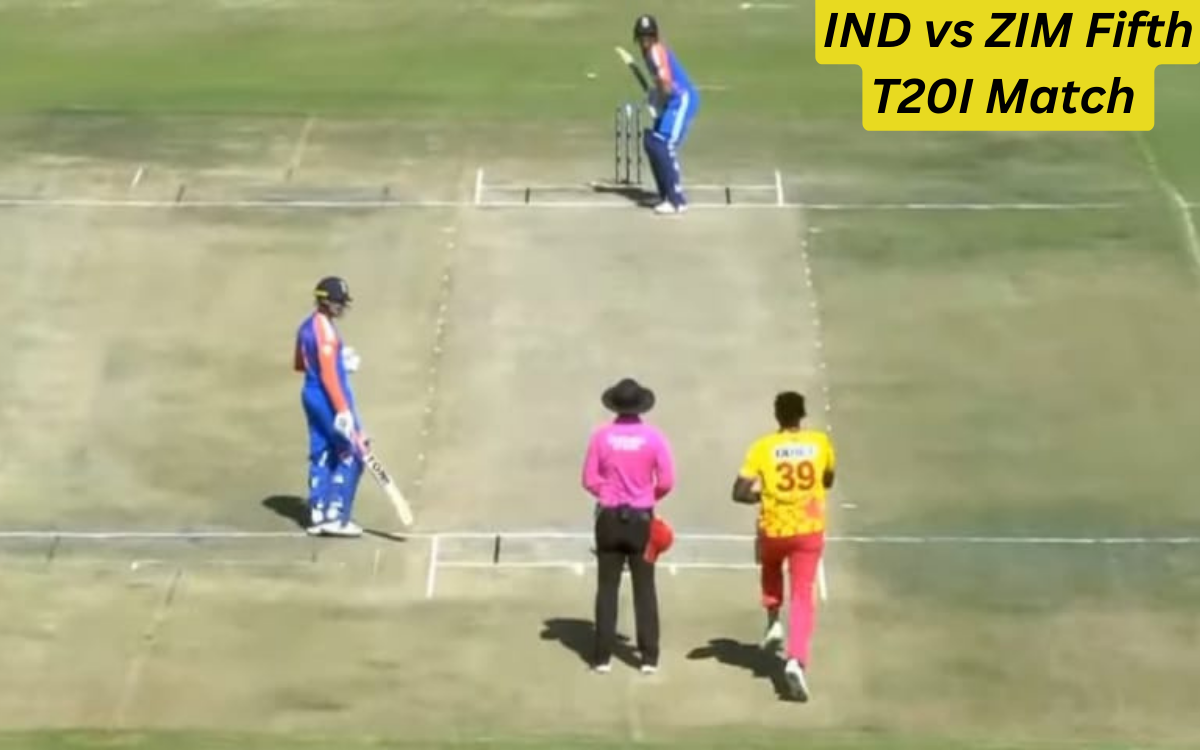 IND vs ZIM Fifth T20I Match