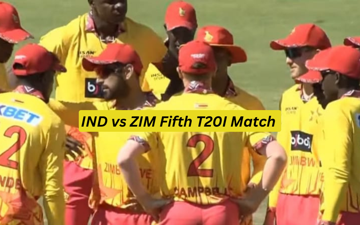 IND vs ZIM Fifth T20I Match