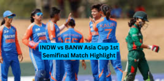 INDW vs BANW Asia Cup 1st Semifinal Match Highlight