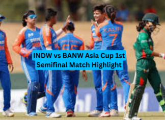 INDW vs BANW Asia Cup 1st Semifinal Match Highlight