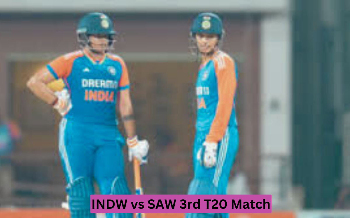 INDW vs SAW 3rd T20 Match