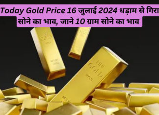 Today Gold Price 16 July 2024