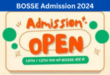 BOSSE Admission 2024