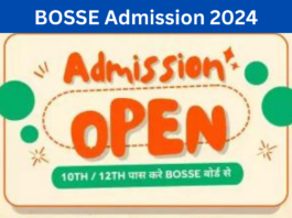 BOSSE Admission 2024