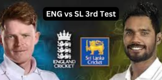 ENG vs SL 3rd Test