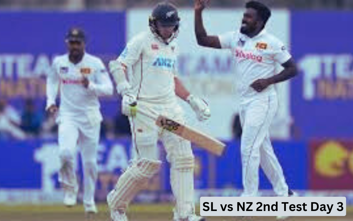 SL vs NZ 2nd Test Day 3